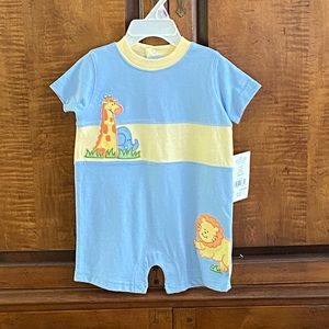 Little Me  NWT 6 month Romper
